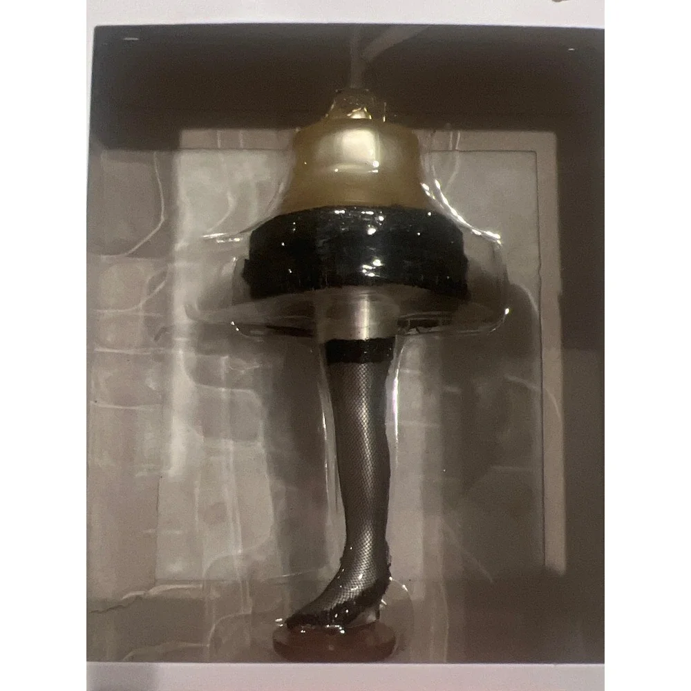 New - Hallmark A Christmas Story Leg Lamp Blown Glass Ornament New in Box‎
